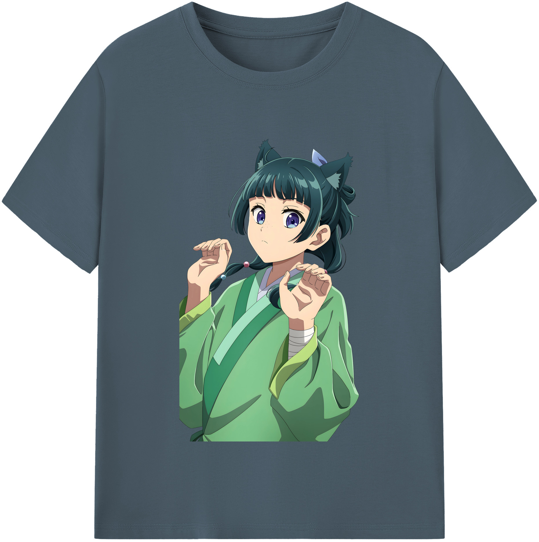 （画像用） 薬屋のひとりごと The Apothecary Diaries 綿100％半袖Tシャツ（フロントプリント）
